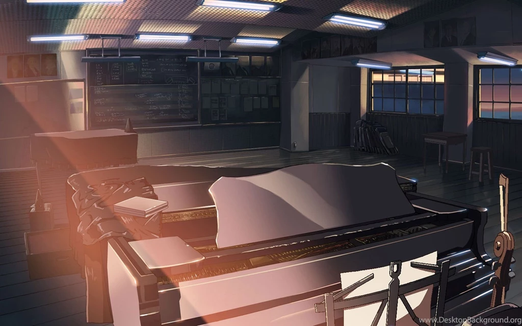 Piano Classroom Makoto Shinkai The Place Promised In Our Early ...