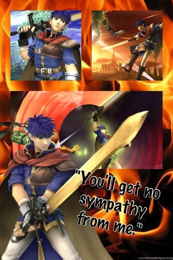 Ike Ssbb Wallpaper, With One Of His Signature Quotes (in The Game ...