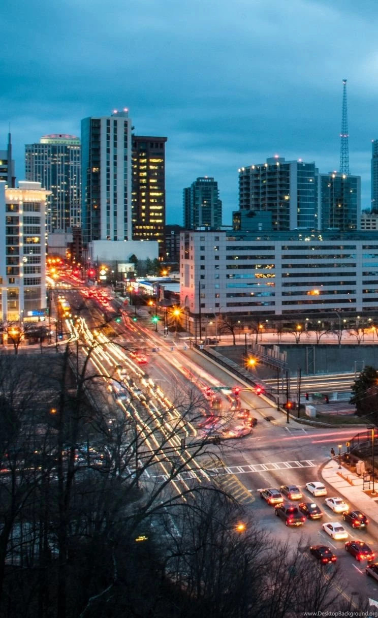 Downtown Atlanta iPhone 4s Wallpapers Download