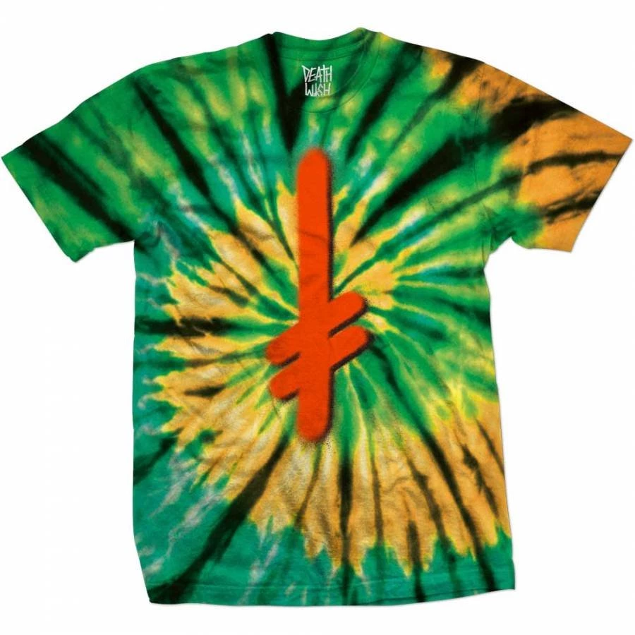 Deathwish Skateboards Deathwish Gang Logo Tie Dye Skate T Shirt ...