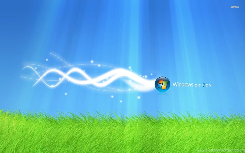 Windows 7 Above The Green Grass Wallpapers   Computer Wallpapers ...