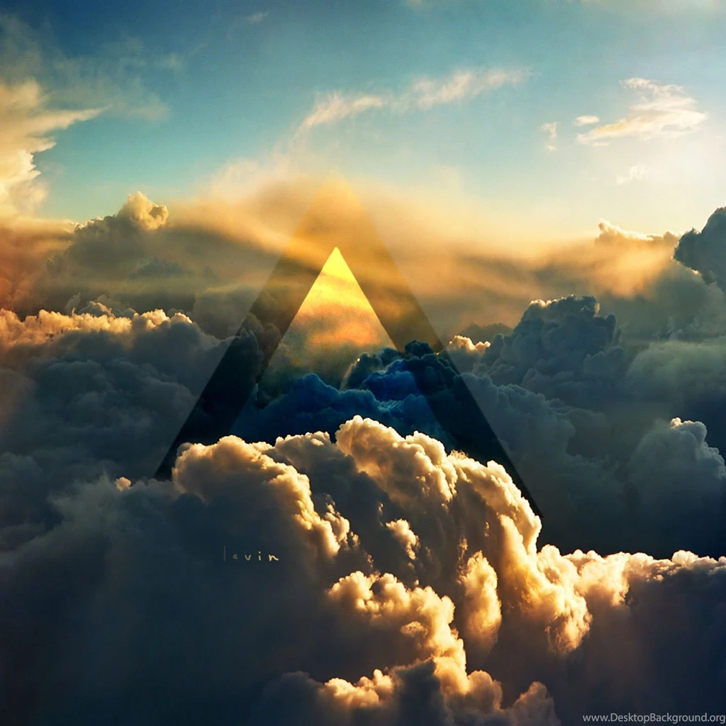 Hipster Triangle Post Modern Abstract Minimalist Art iPad 3,4 ...