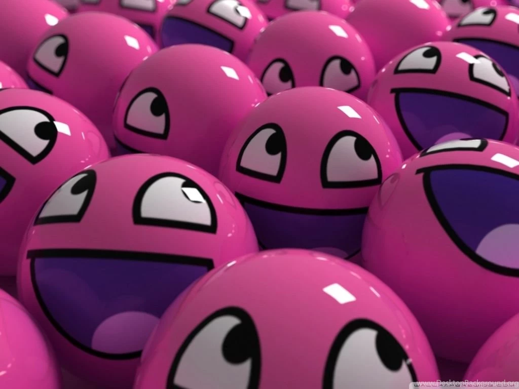 Pink Smiley Faces HD Desktop Wallpapers : High Definition ...