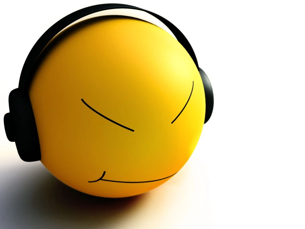 3D Smiley Face Headphones Wallpapers   Nexus Wallpapers   ClipArt ...