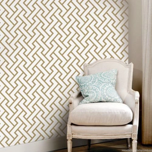 Retro Geometric PEEL & STICK Fabric Wallpapers   Pinknbluebaby.com ...
