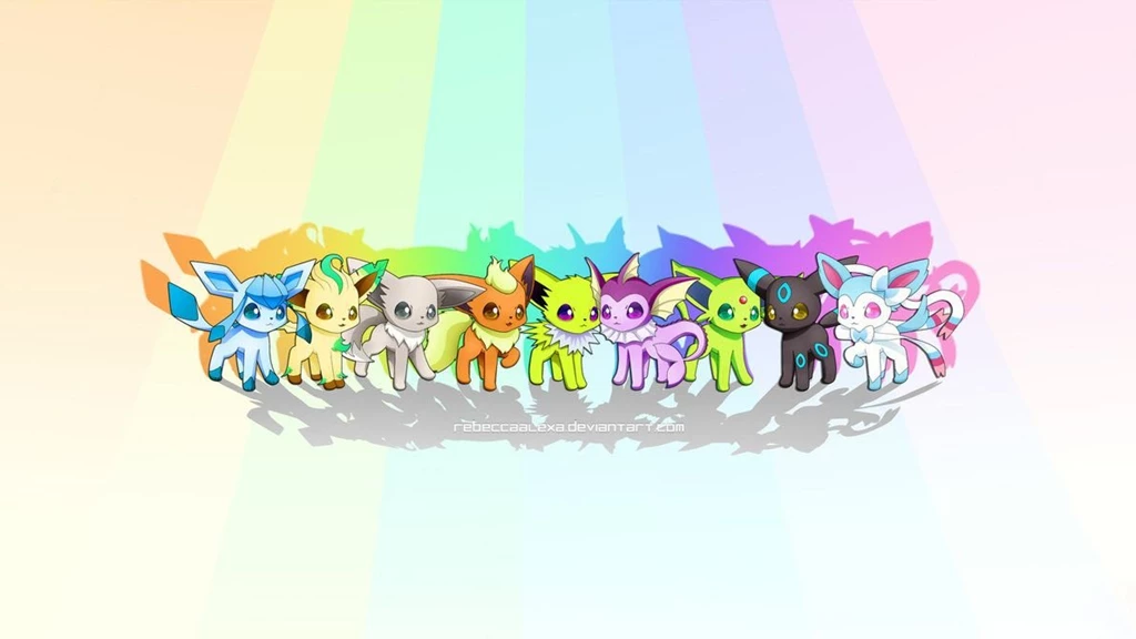 Shiny Eeveelution Collection Wallpapers By RebeccaAlexa On DeviantArt