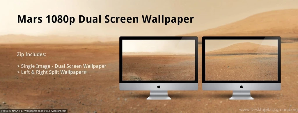 Mars HD   Dual Screen Wallpapers By Noodle98 On DeviantArt