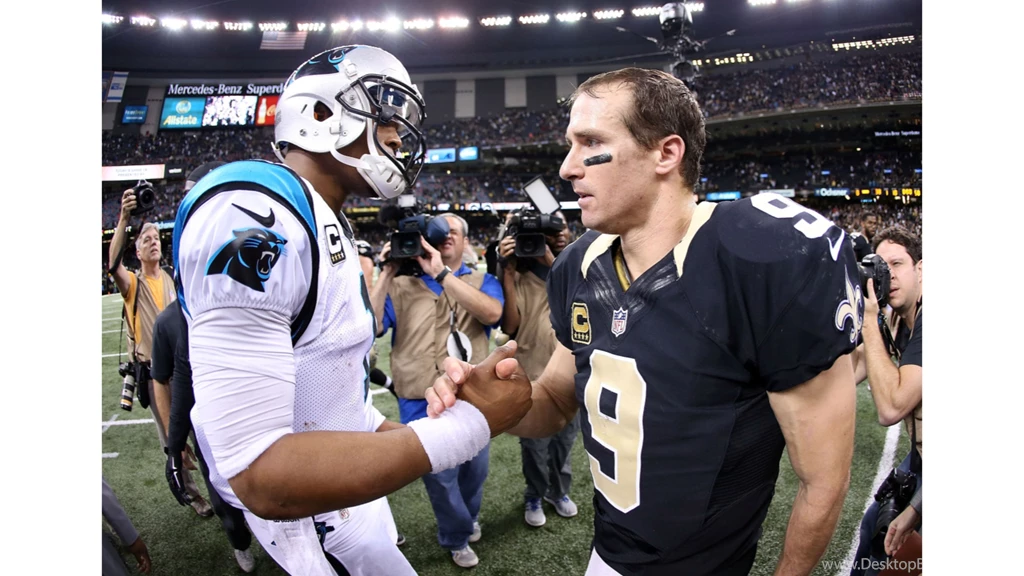 Cam Newton And 2016 Saints Drew Brees 4K Wallpapers