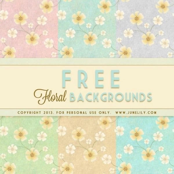 FREE Vintage Floral Backgrounds Inspired By Vincent Van Gogh ...