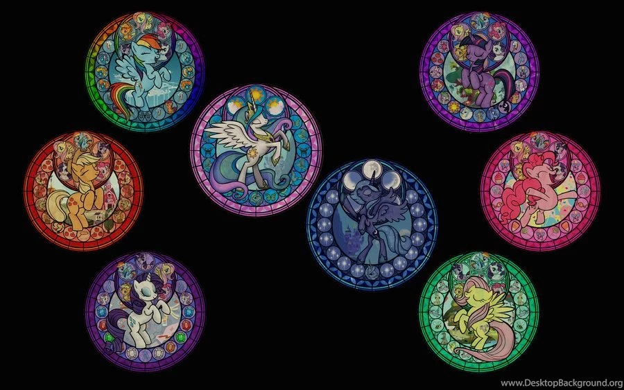 MLP:FiM Stained Glass Wallpapers By Akili Amethyst On DeviantArt