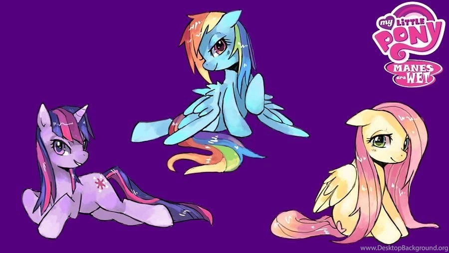 DeviantArt: More Like Custom Wet Mane MLP Wallpapers Attempt ...