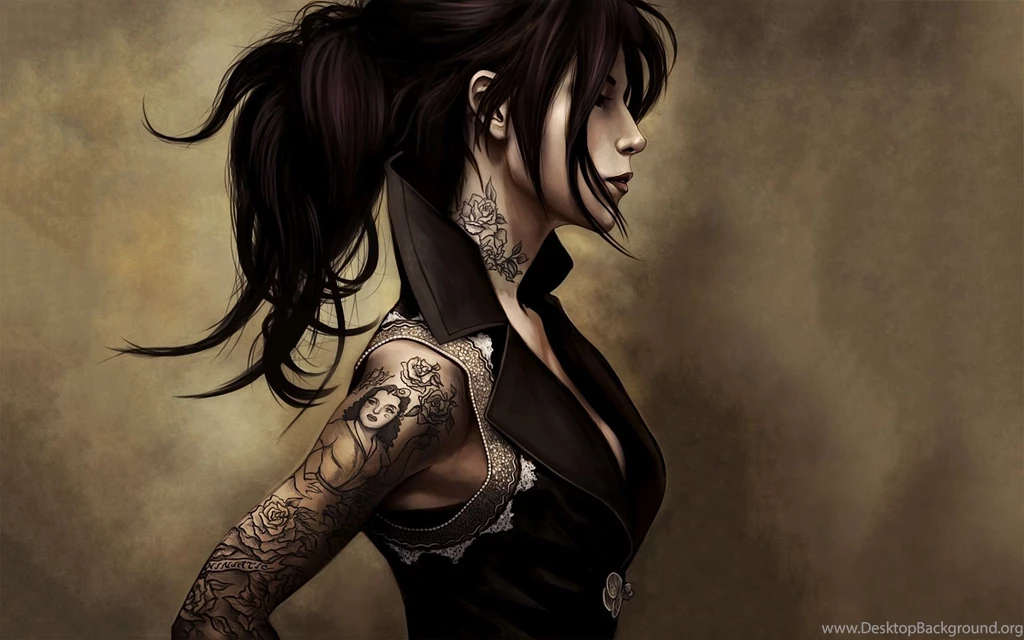 Tattoo Girl Art Wallpapers