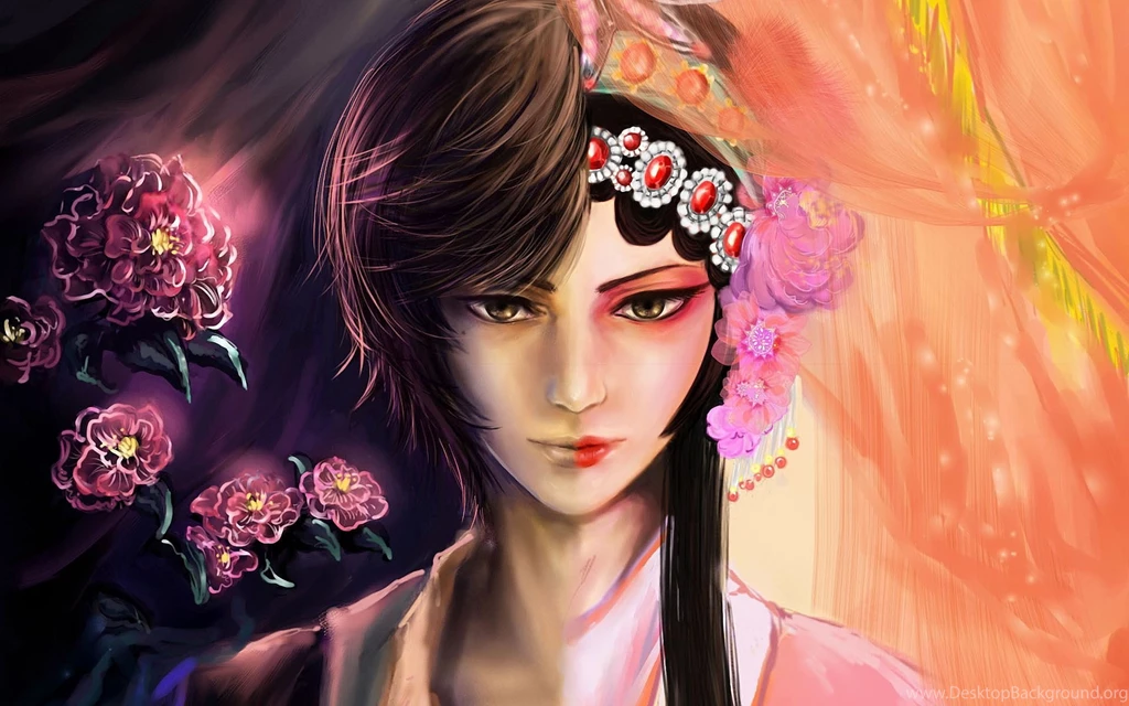 Half Boy Girl Art Wallpapers