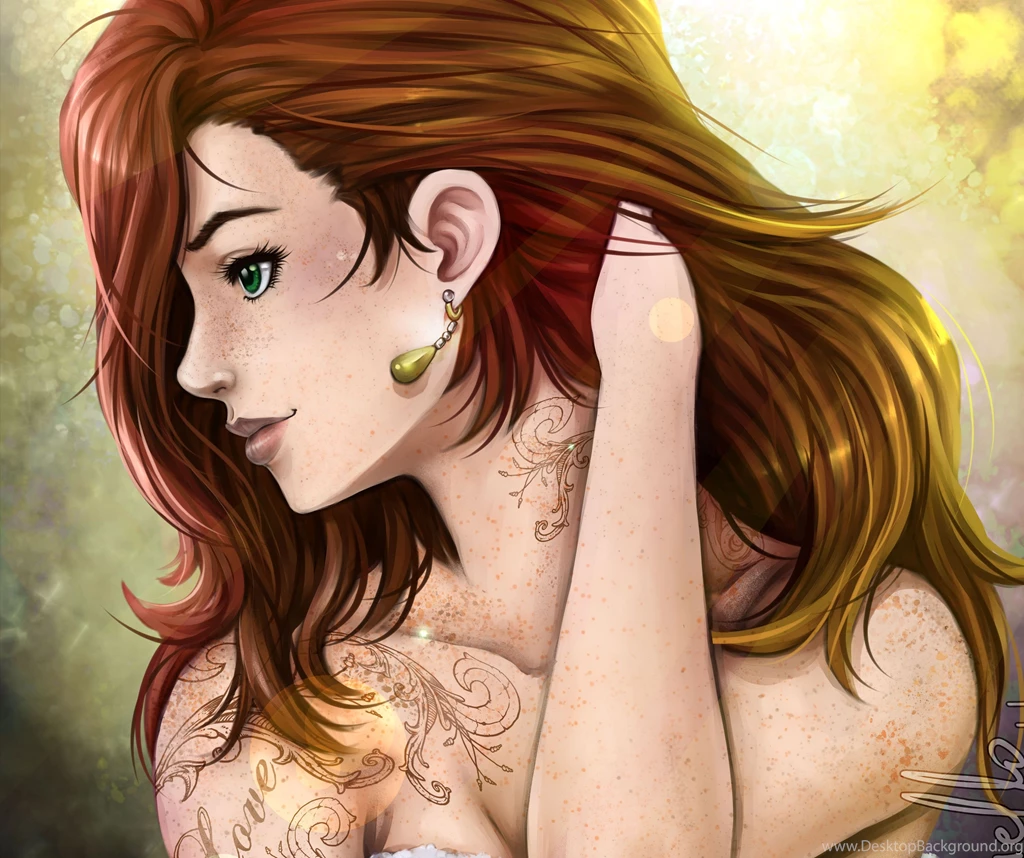 Paint, Freckles, Silent, The Sound Of Rain, Girl, Art, Hd Wallpapers