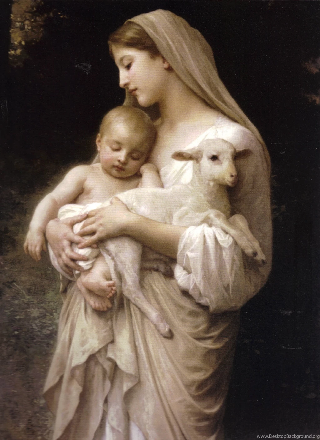 Mother Mary With Baby Jesus Wallpapers Wallpapers Cave