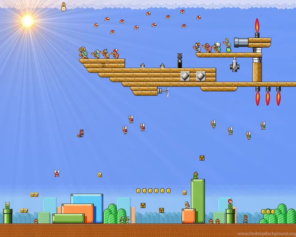 Super Mario Themes, Wallpaper, And Backgrounds Super Mario Luigi