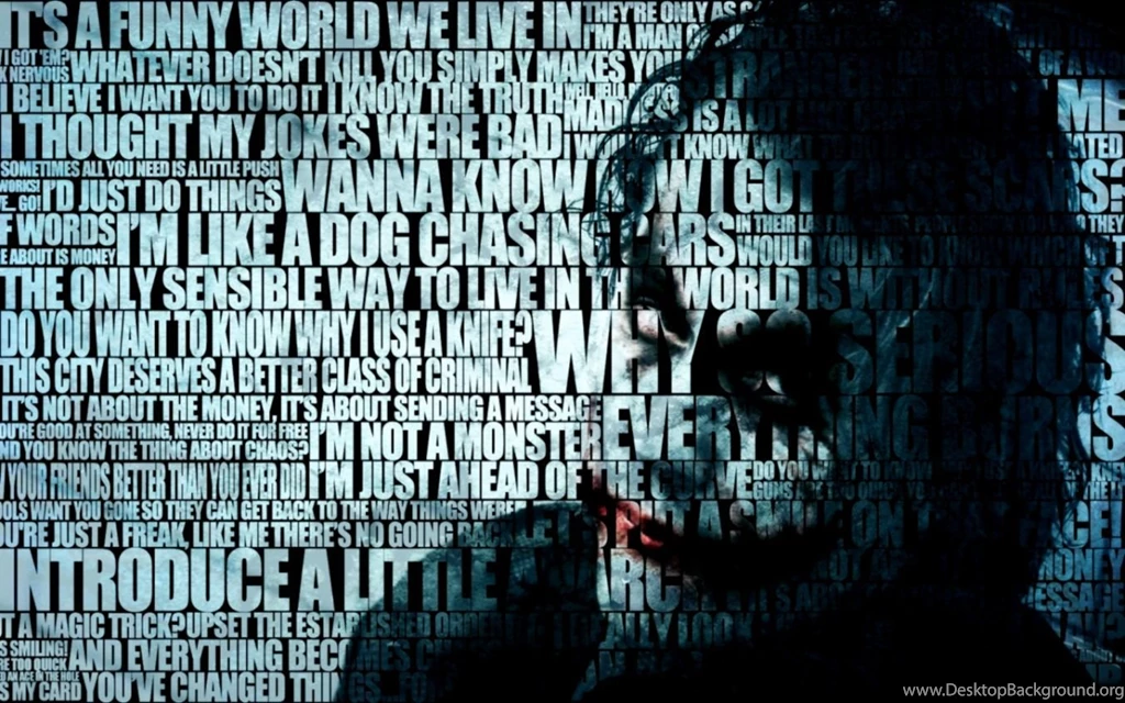 Typography Joker Batman Movie Wallpapers