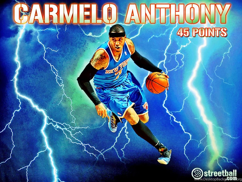 Carmelo Anthony 45 Points Wallpapers   Streetball