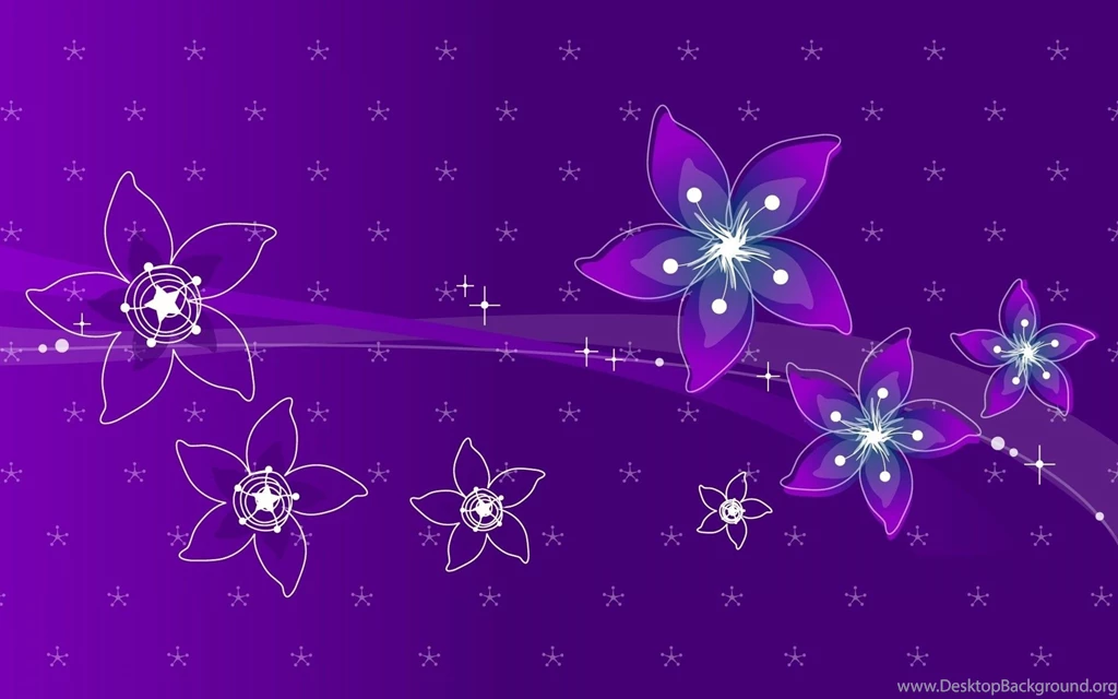 Download Flowers Abstract Purple Backgrounds Wallpapers HD Desktop ...
