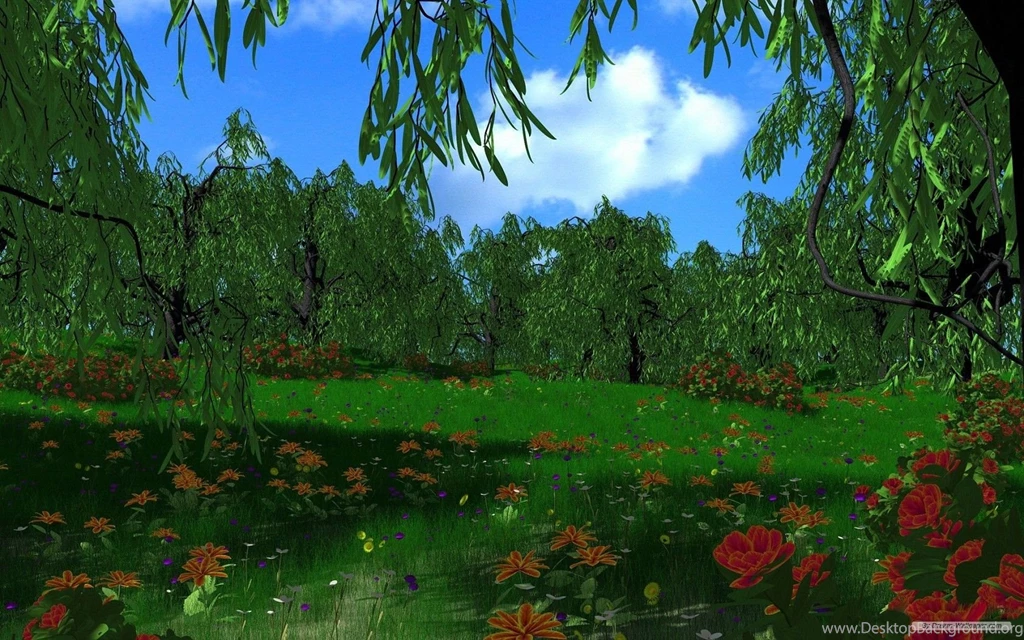 Free Wallpapers   Free Nature Wallpapers   3D Landscape Desktop 1 ...