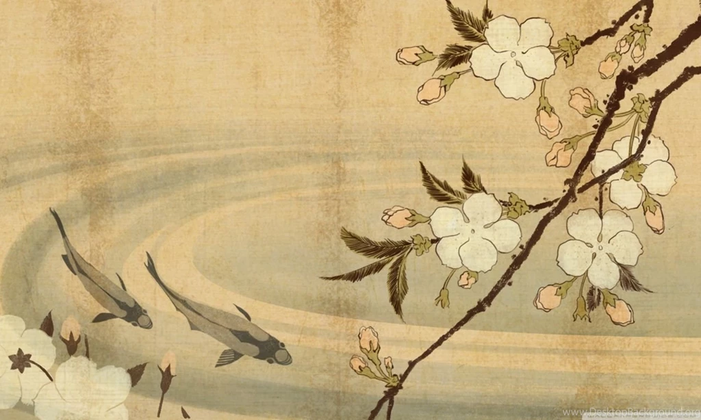 Japanese Carp Art HD Desktop Wallpapers : High Definition ...