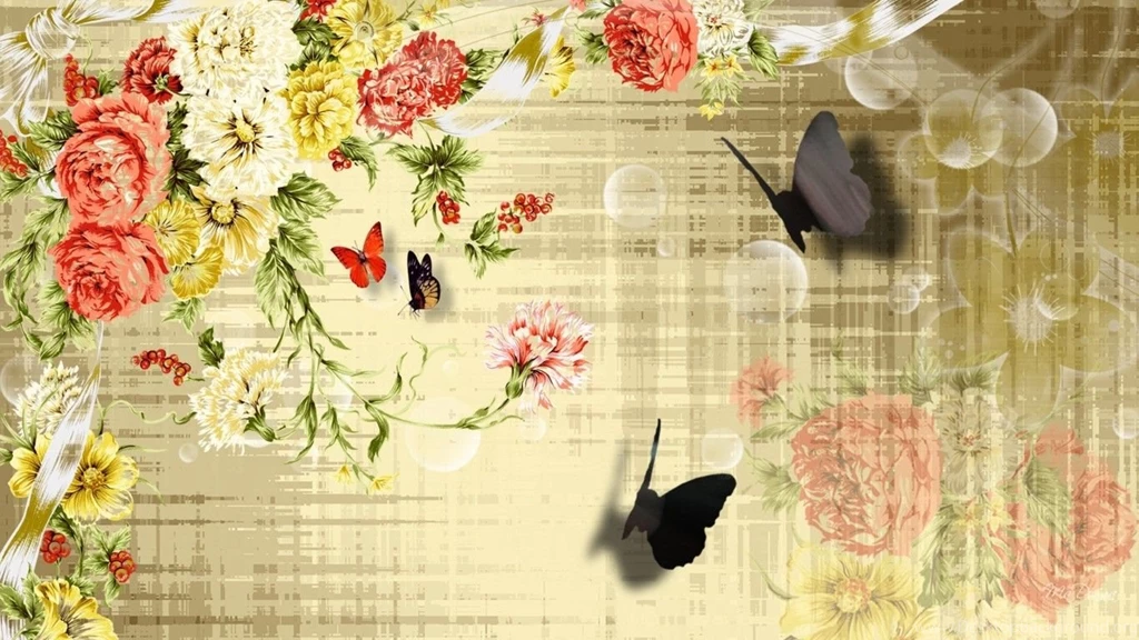 Vintage Butterfly Wallpapers Widescreen HD Wallpapers