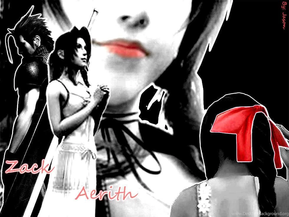 Zack And Aerith Final Fantasy VII Wallpapers (6973703) Fanpop