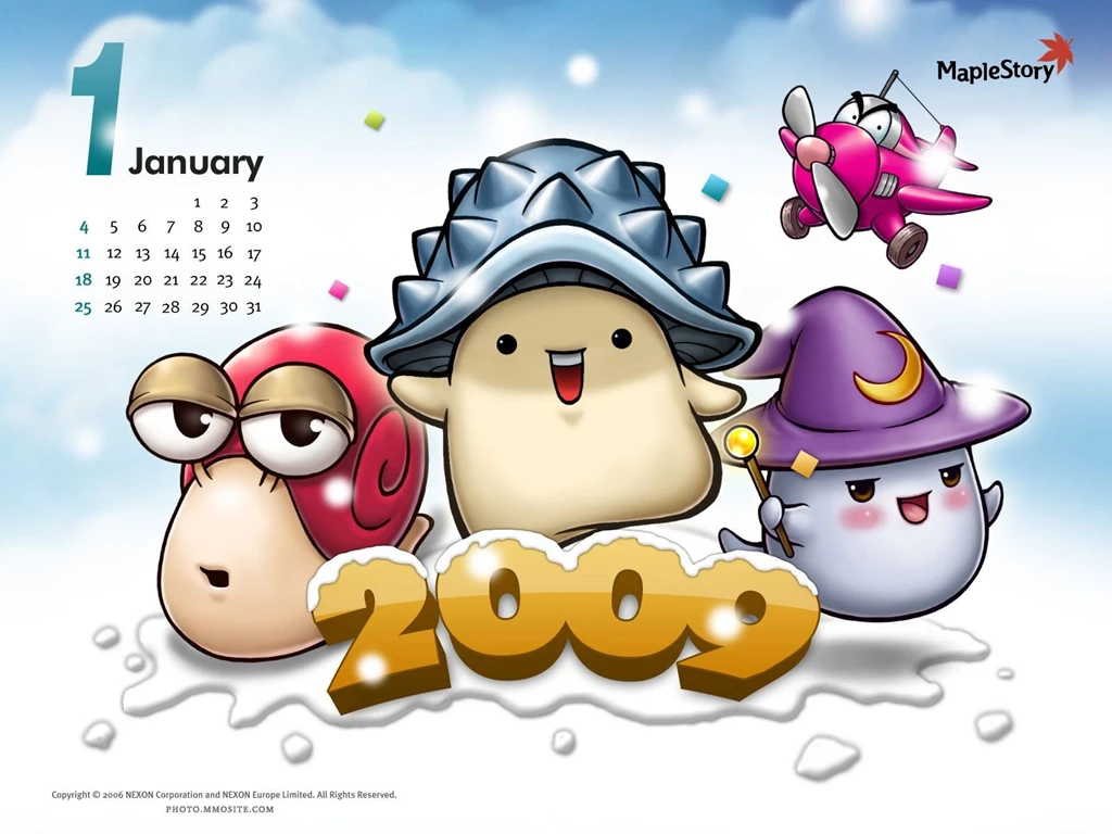 January Calendar MapleStory Wallpapers 18 MapleStory Photo ...