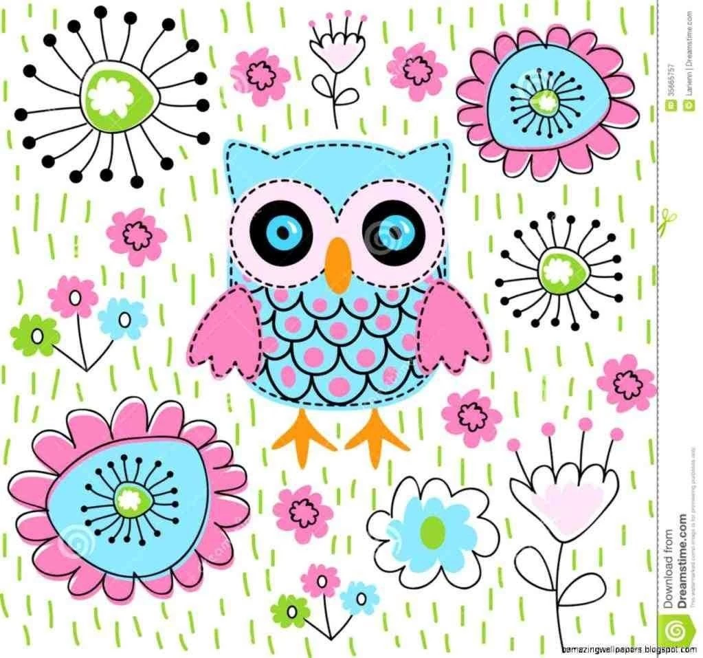 Cute Girly Owl Wallpapers Dalban.biz