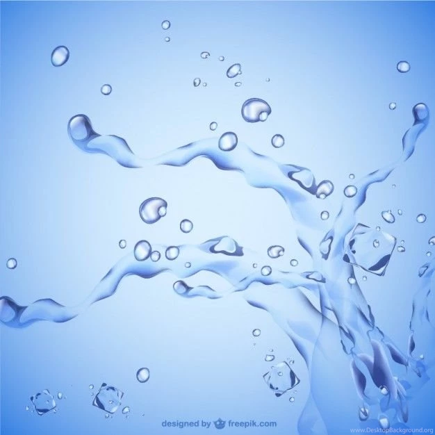 Water Splashing Backgrounds Vector