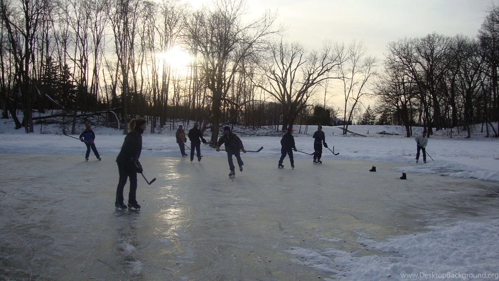 Backyard Pond Hockey
