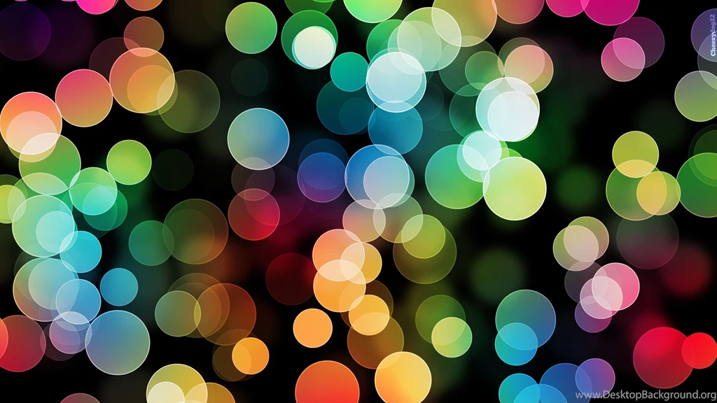 Abstract Multicolor Violet Dots Wallpapers
