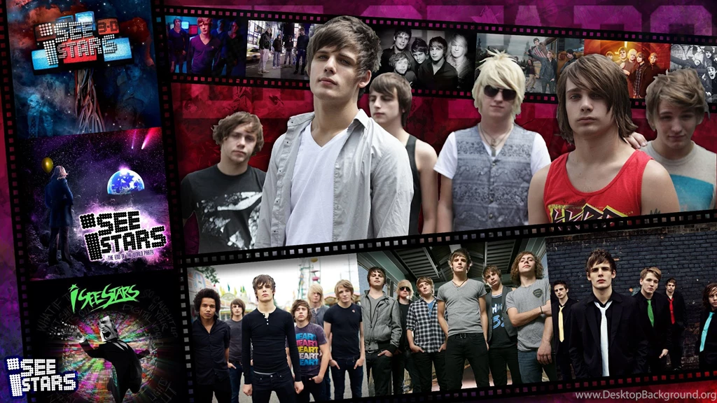 DeviantArt: More Like I See Stars   Band Wallpapers And PSD ...