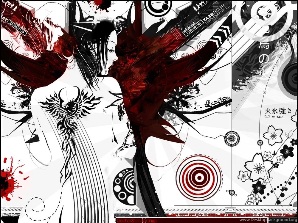 Wallpapers Geisha By Snyp Customize.org