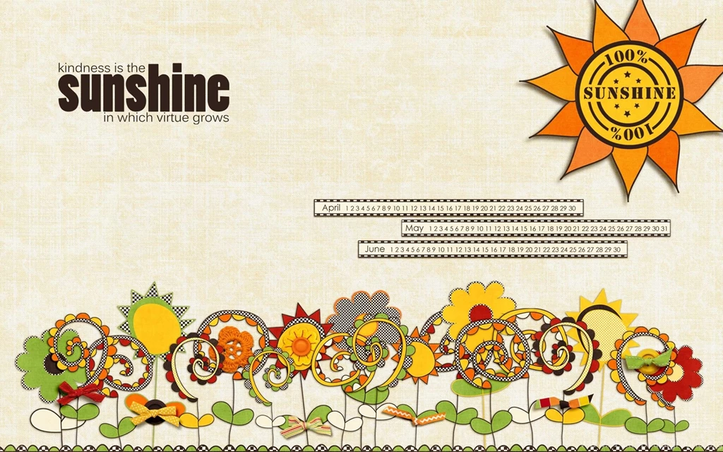 Wallpaper, Desktop, Spring, Calendar, Discount, Scrapbooking ...