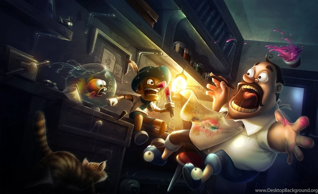 Pinocchio Computer Wallpapers, Desktop Backgrounds