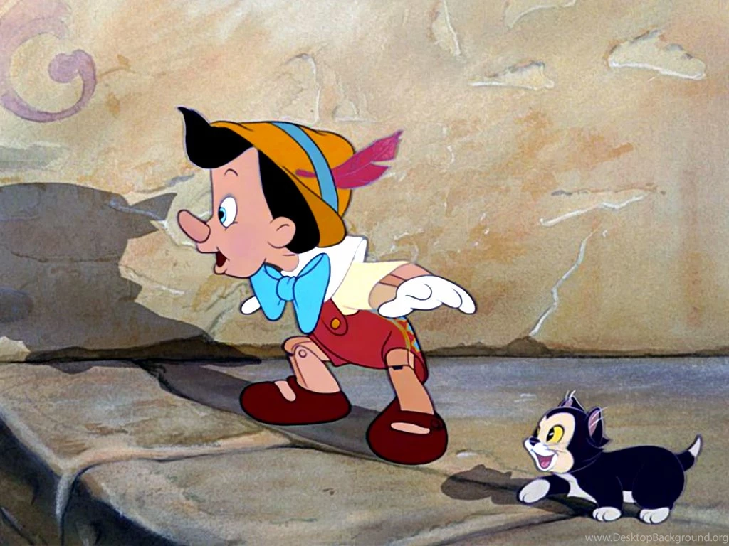 1024x768 Disney Classic's: Pinocchio Desktop PC And Mac Wallpapers