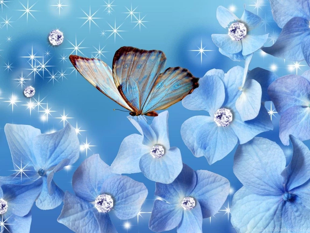 Wallpapers Vintage Flowers Flower Glitter Persona Sparkles Stars ...