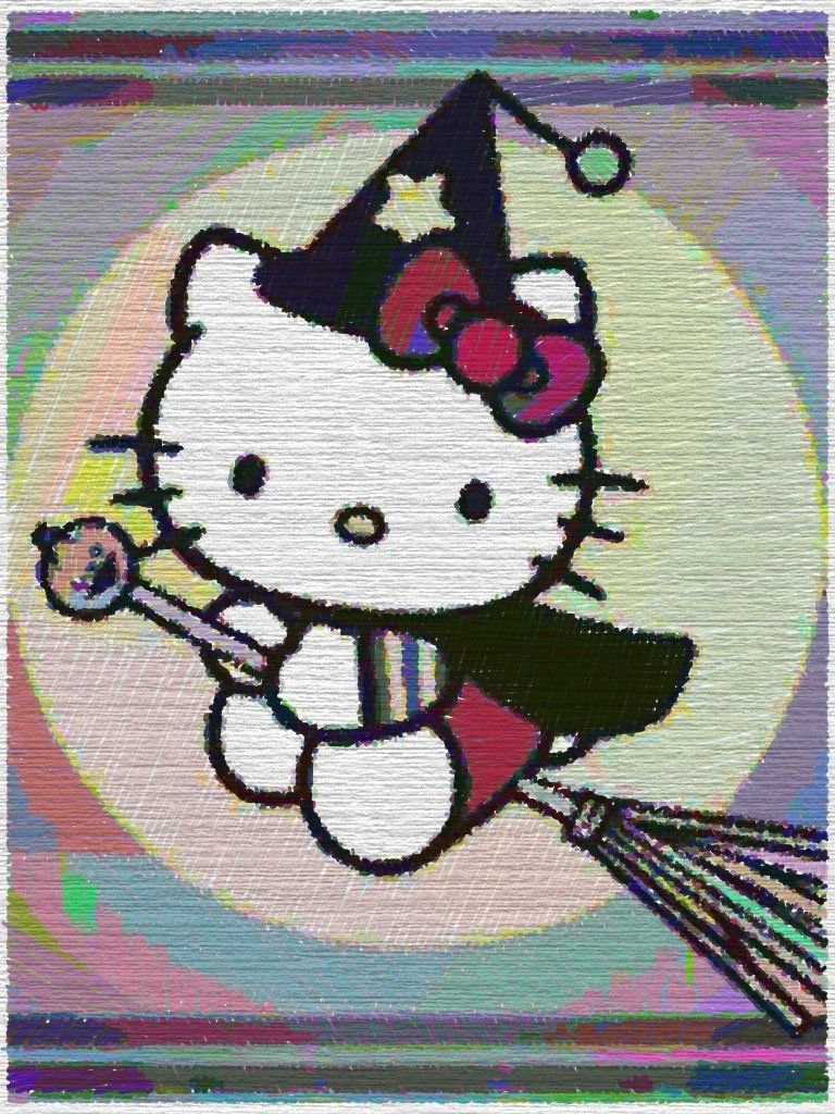 Hello Kitty Artistic Halloween Wallpapers For Apple iPad ...