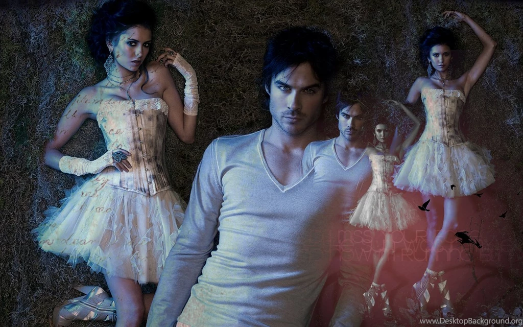 Damon&Elena The Vampire Diaries Wallpapers (25721891) Fanpop