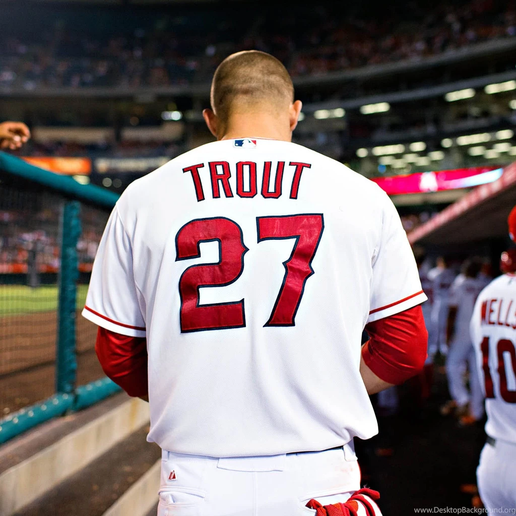 Download Wallpapers 2048x2048 Mike Trout, Baseball, Los Angeles ...