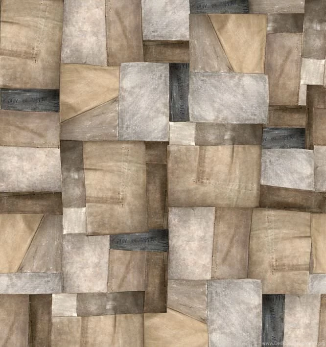 Geometric Wallpapers / Paper / Contemporary / Wood Look SEW UP By ...