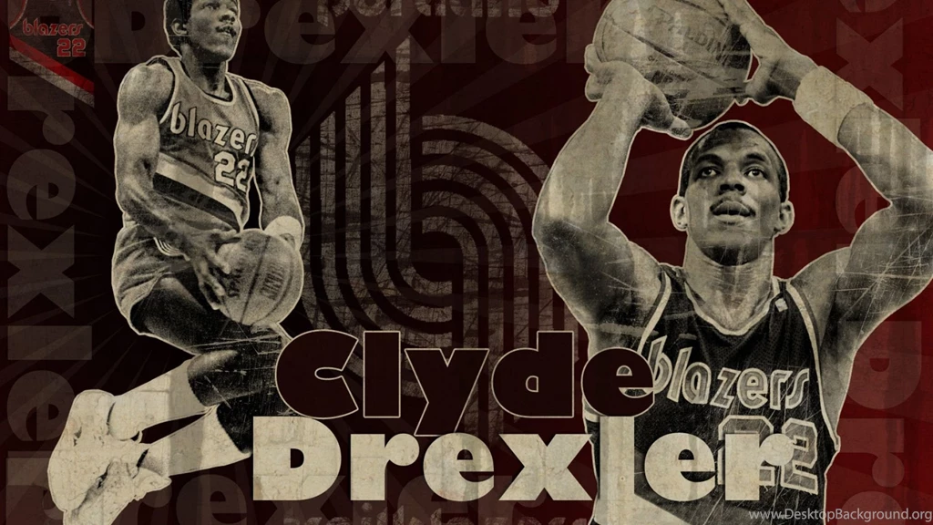 Clyde Drexler Blazers Basket Ball Wallpapers HD Wallpapers
