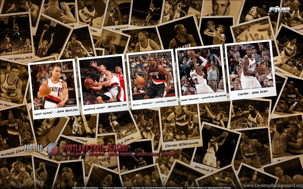 Portland Trailblazers Polaroid 2010 Widescreen Wallpapers ...
