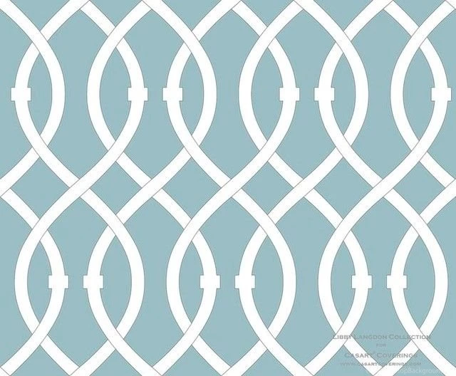 Libby Langdon Collection Lively Lattice Wallpapers