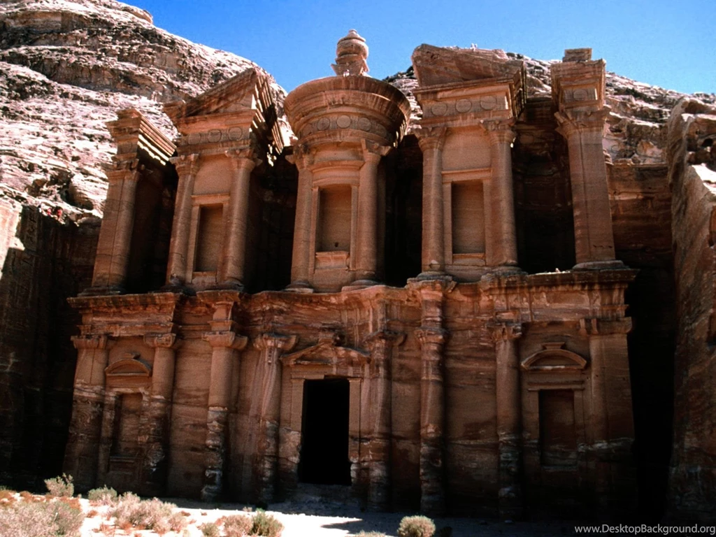 Petra Gorge Monastery, Jordan   Wallpapers