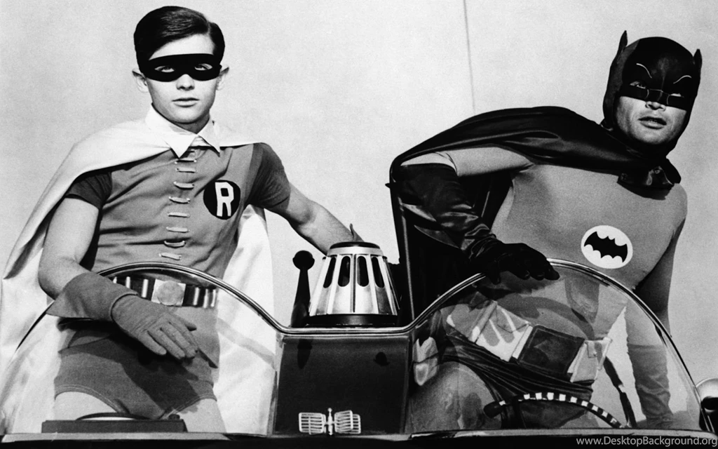 Batman Robin BW Black White Wallpapers