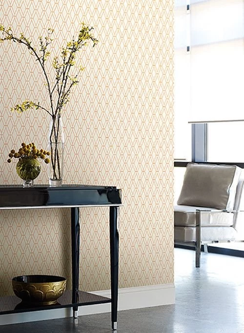 Diamond Lattice Wallpapers In Navy Design By York Wallcoverings ...