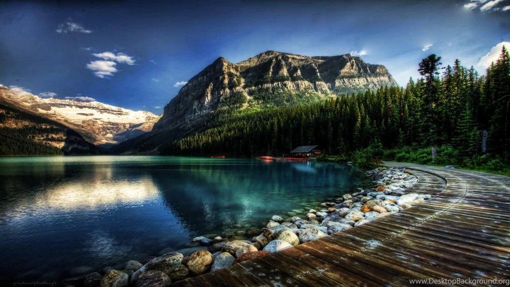 Fantastic lake louise in alberta canada hdr wallpapers hd free hd desktop wallpaper Canadian Desktop Backgrounds.jpg