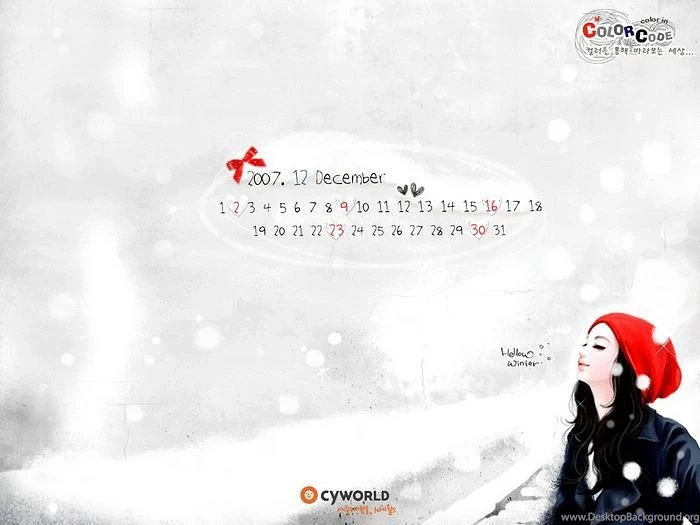 Christmas Calendar   Christmas Wallpapers Calendar12   Wallcoo.net